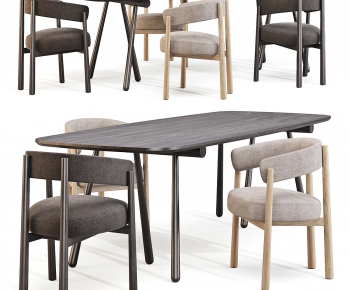 Modern Dining Table And Chairs-ID:340554005