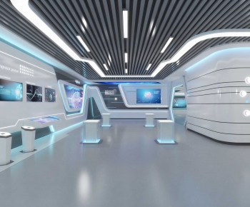 Modern Exhibition Hall-ID:635381946