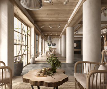 Wabi-sabi Style Lobby Hall-ID:723933943