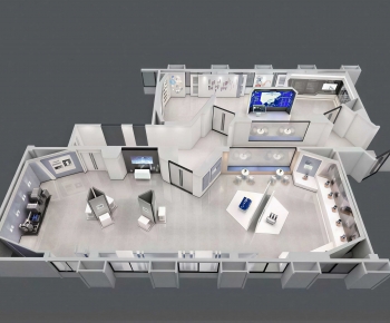 Modern Exhibition Hall-ID:339591981