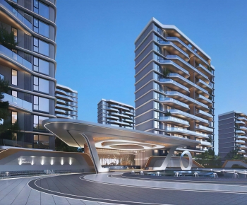 Modern Residential Building-ID:885433914