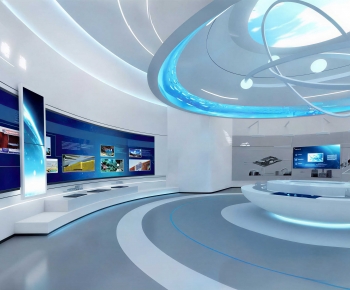 Modern Exhibition Hall-ID:839770084