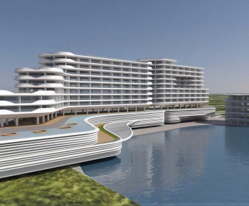 Modern Appearance Of Commercial Building-ID:401758918