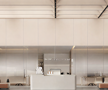 Modern Office Reception Desk-ID:455302001