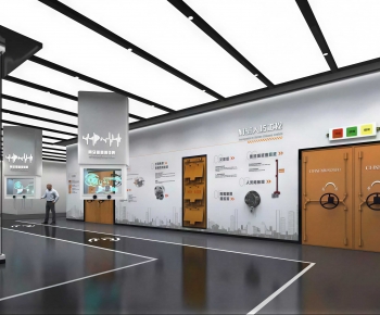 Modern Exhibition Hall-ID:417211169