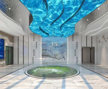 Modern Exhibition Hall-ID:641494047