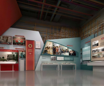 Modern Exhibition Hall-ID:884552968