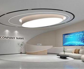 Modern Office Reception Desk-ID:364347932