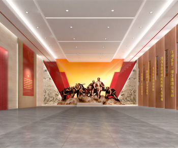 Modern Exhibition Hall-ID:674365049