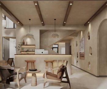 Wabi-sabi Style Milk Tea Shop-ID:440186024