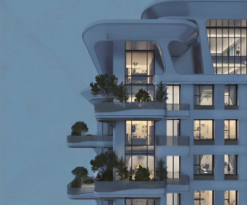 Modern Residential Building-ID:657325037