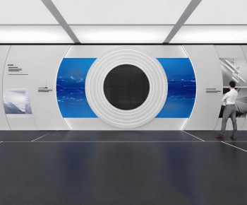 Modern Exhibition Hall-ID:195369739