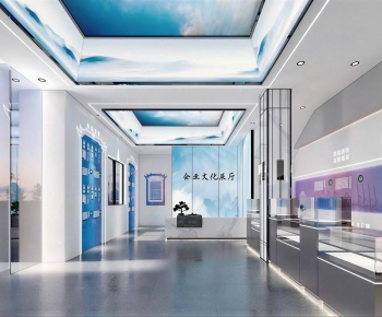 Modern Exhibition Hall-ID:405971051