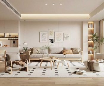 Modern A Living Room-ID:546628953