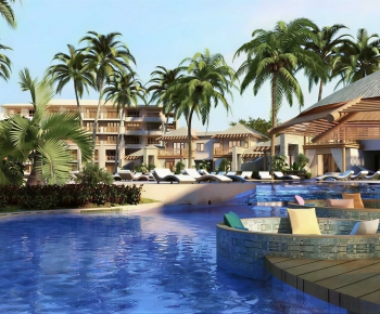 Southeast Asian Style Appearance Of Commercial Building-ID:809518103