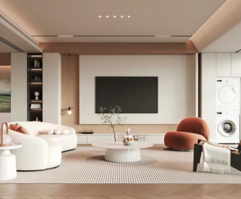 Modern A Living Room-ID:613671065