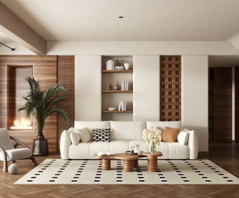 Modern A Living Room-ID:374342929