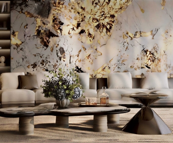 Modern A Living Room-ID:661655909