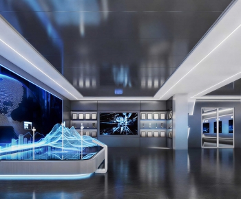 Modern Exhibition Hall-ID:540079123