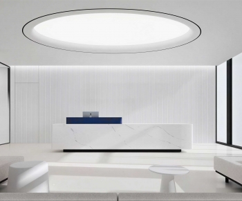 Modern Office Reception Desk-ID:432696107