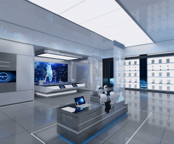 Modern Exhibition Hall-ID:357019932