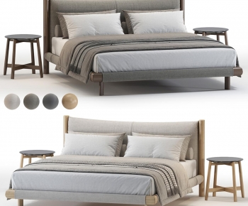 Modern Double Bed-ID:500601058