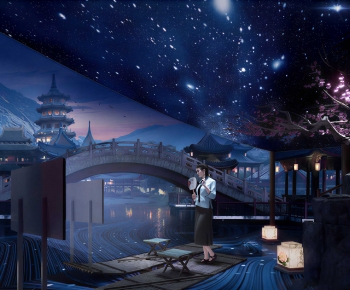 Modern Exhibition Hall-ID:322289582