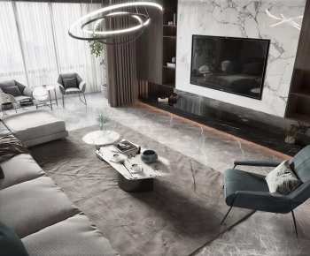Modern A Living Room-ID:841391124