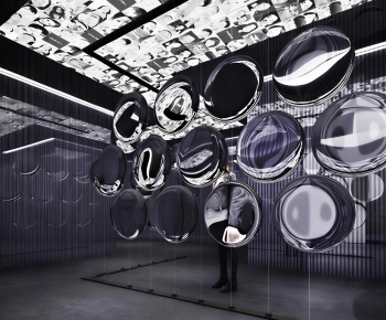 Modern Exhibition Hall-ID:569413905