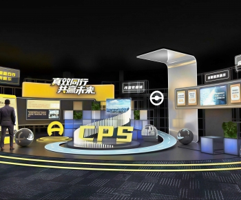 Modern Exhibition Hall-ID:701620691