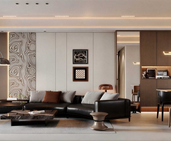 Modern A Living Room-ID:569900999