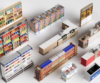 Modern Supermarket Shelf-ID:189531098