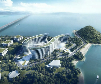 Modern Architectural Bird's-eye View Planning-ID:522022013