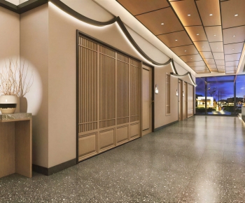 New Chinese Style Corridor-ID:643410738