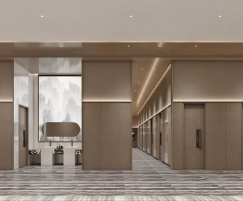 Modern Office Elevator Hall-ID:426778083