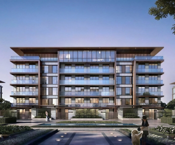 Modern Residential Building-ID:440671928