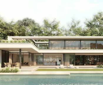 Modern Appearance Of Commercial Building-ID:590389976