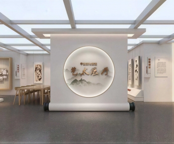 New Chinese Style Exhibition Hall-ID:400924928