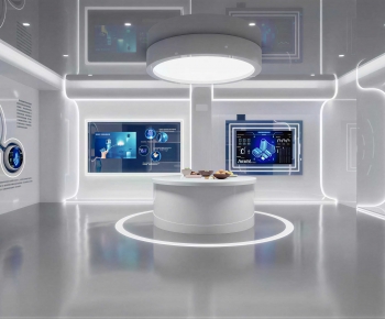 Modern Exhibition Hall-ID:654932023