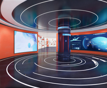 Modern Exhibition Hall-ID:849766975