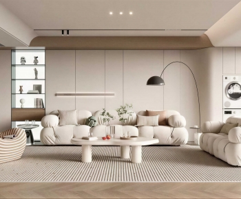 Modern A Living Room-ID:687995912