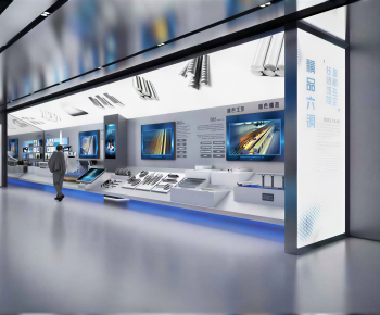 Modern Exhibition Hall-ID:772304066