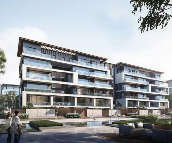 Modern Residential Building-ID:321646933