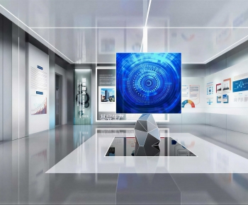 Modern Exhibition Hall-ID:219953065