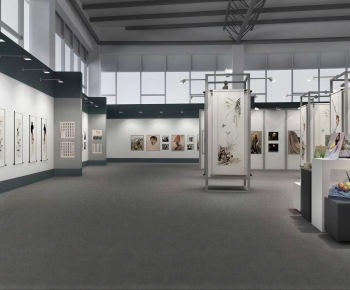 Modern Exhibition Hall-ID:735081919