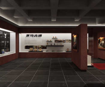 Modern Exhibition Hall-ID:670727015