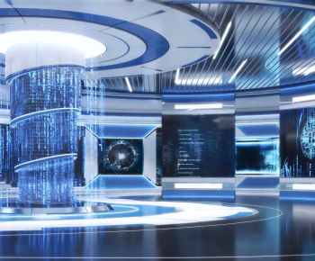 Modern Exhibition Hall-ID:833775046