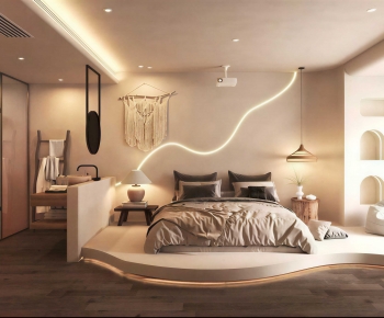 Wabi-sabi Style Guest Room-ID:327132941