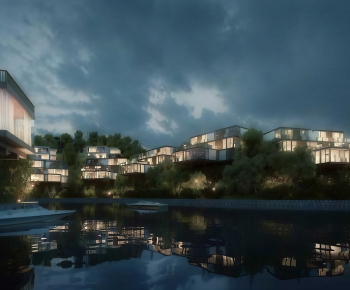 Modern Appearance Of Commercial Building-ID:985358959