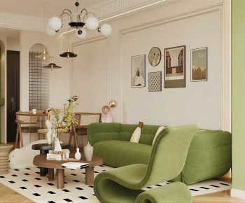 French Style A Living Room-ID:879991052